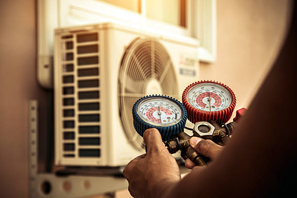 Professional Ac Installation technician working in Whitehall, NY